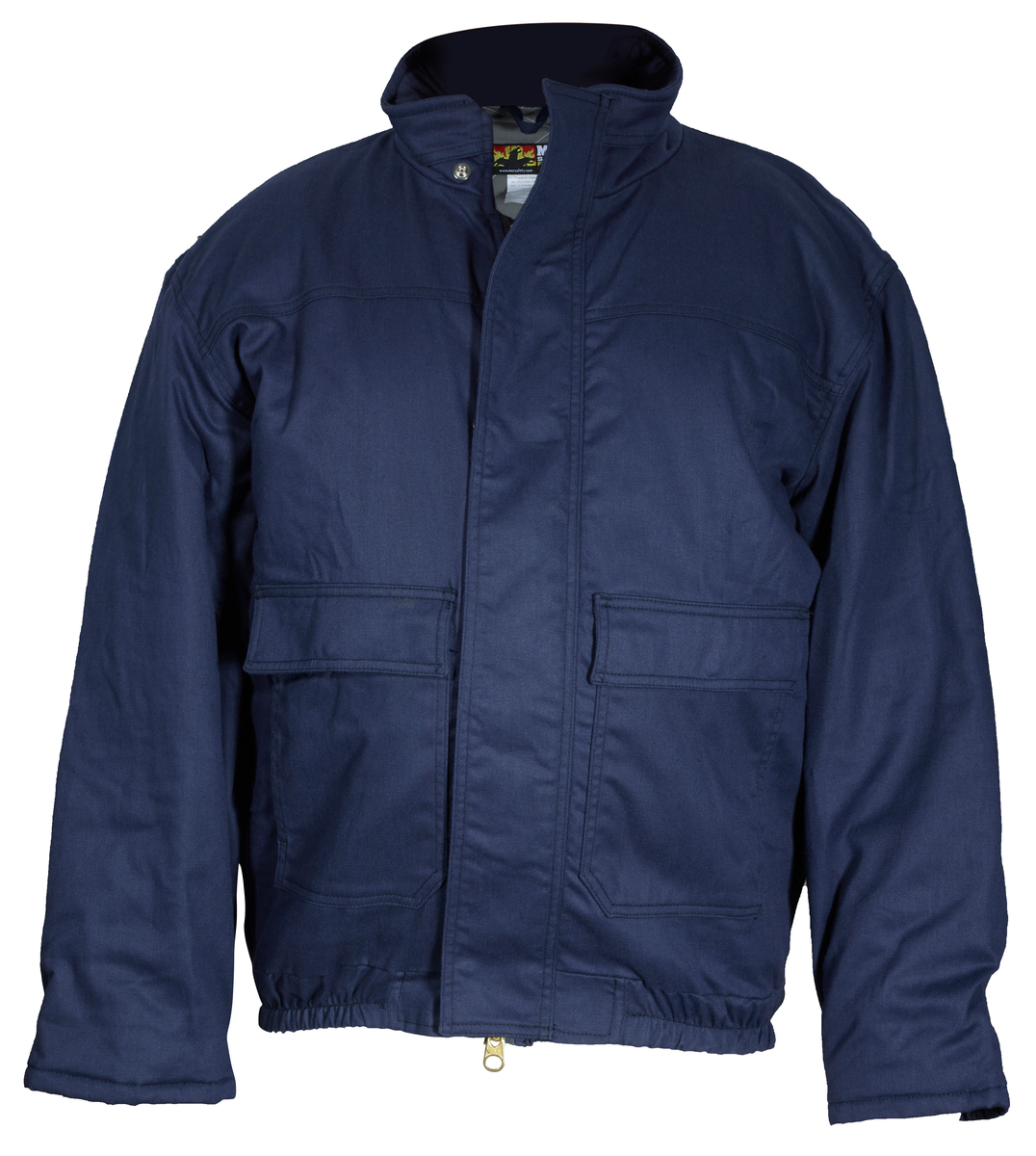 Flame Resistant (FR) Insulated Bomber Jacket, Max Comfort ™ Material, Modacrylic quilted lining, Navy