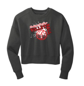 RV Volleyball District Women's Cropped Crewneck
