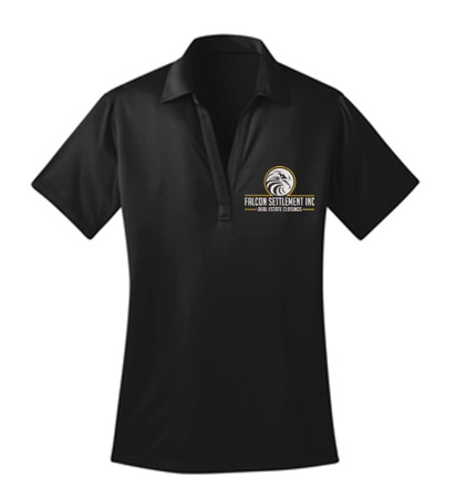 Falcon Embroidered Port Authority Ladies Silk Polo