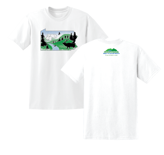 PA Great Outdoors White T Shirt 