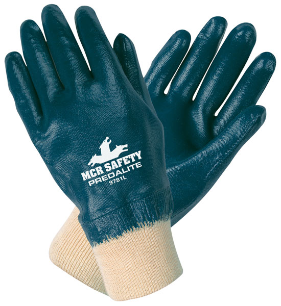  9781 - Predalite® fully coated nitrile, interlock liner, knit wrist